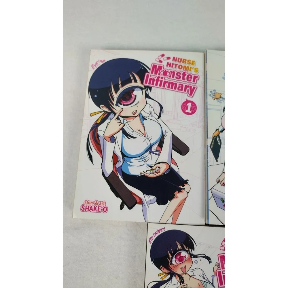 Nurse Hitomi's Monster Infirmary Manga Vol. 1- 5 English Soft Back Books